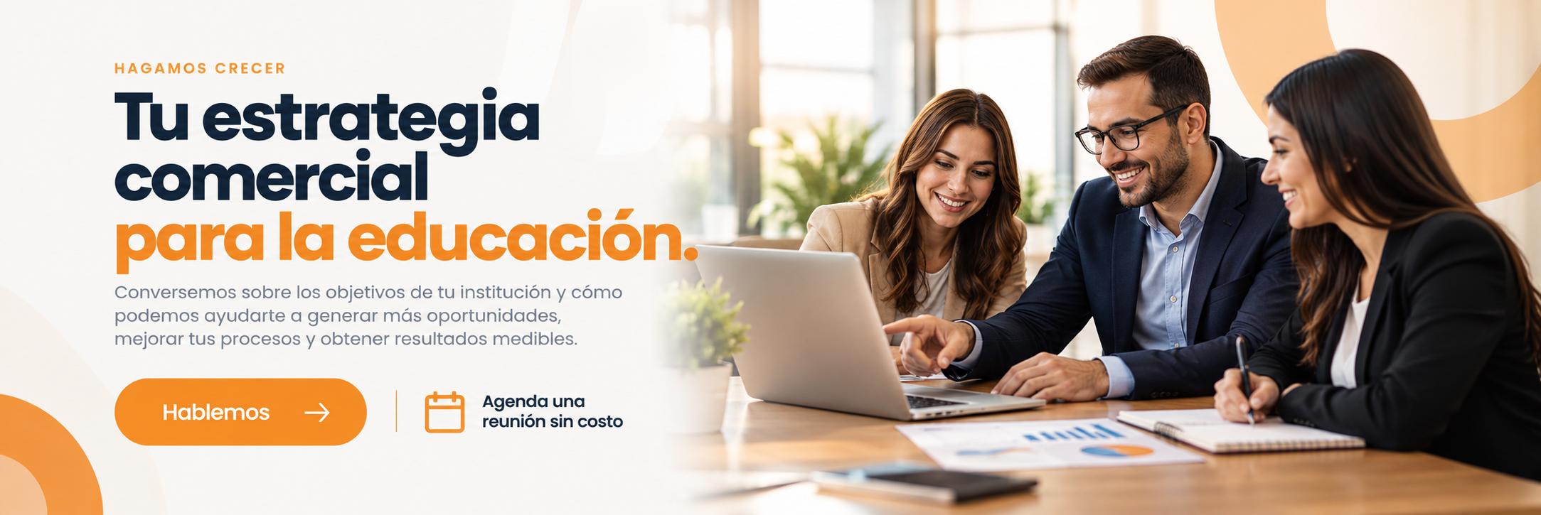 Reunión comercial de INNOVAEDU para impulsar estrategias educativas